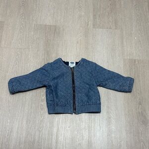 Old Navy Quilted Jean Jacket in Denim Blue